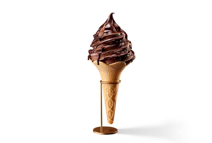 黑金脆皮巧克力冰淇淋